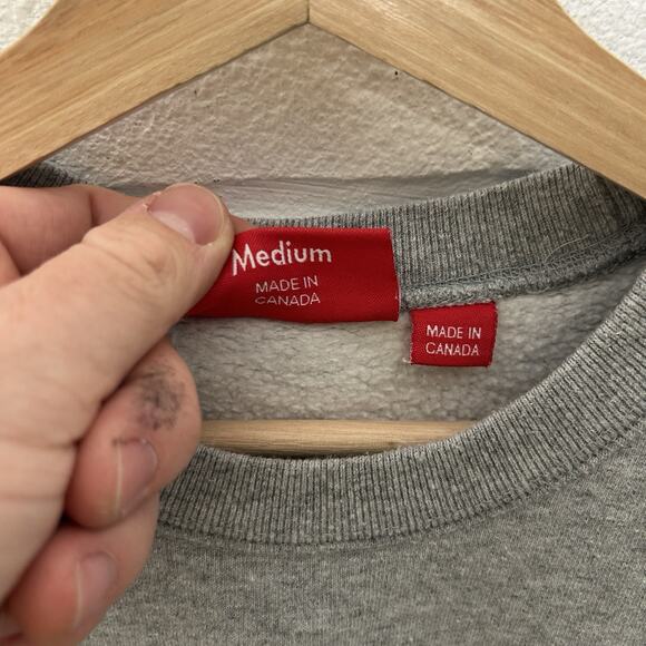 Supreme Tide Spin Logo Crewneck Sweatshirt “Grey” SS16 - Picture 9 of 12